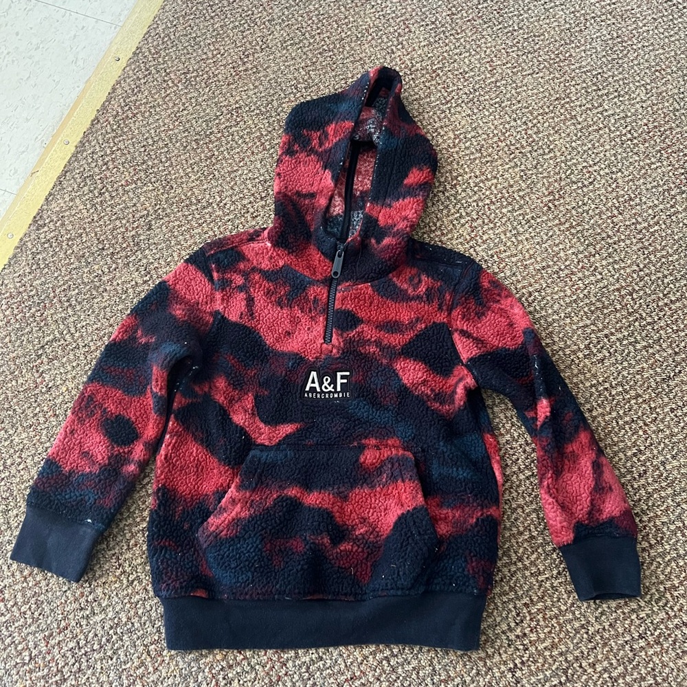 Abercrombie Tie Dye Kids Sherpa Sweater